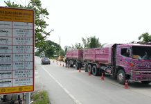 “รถบรรทุก”รู้หรือยัง! ทางหลวงชนบทขึ้นป้าย สกัดคัดกรอง
