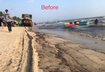 เจ้าท่า ลุยขจัดคราบน้ำมันหาดบางแสน คาดโทษขั้นสูงสุด