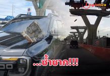 ทล.เร่งสอบเหตุเศษแผ่นเหล็กหล่นใส่รถยนต์บนถนนพระราม 2 เบื้องต้นเกิดจากพนักงานสะเพร่า