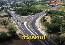 วิ่งฉิว!ทล.ก่อสร้าง-ขยาย 4 เลนเส้น 2378 จอมพระ-บ.ไทรงาม ตอน 1 จ.สุรินทร์ แล้วเสร็จ