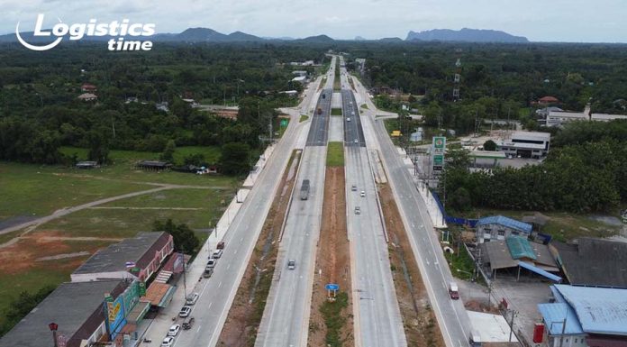 ทล.เปิดใช้”ทางหลวงหมายเลข 41 ไชยา-บ้านนาเดิม” สุราษฎร์ธานี