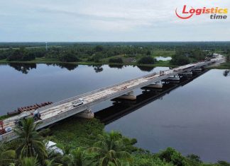 ทช.ยกระดับการเดินทางระหว่างตำบล สร้างสะพานข้ามแม่น้ำปากพนัง จ.นครศรีธรรมราช คาดเปิดใช้ปลายปีนี้